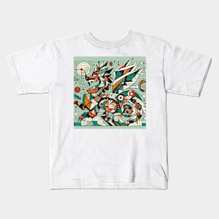 Guardian:Abstract Dragon Art Kids T-Shirt